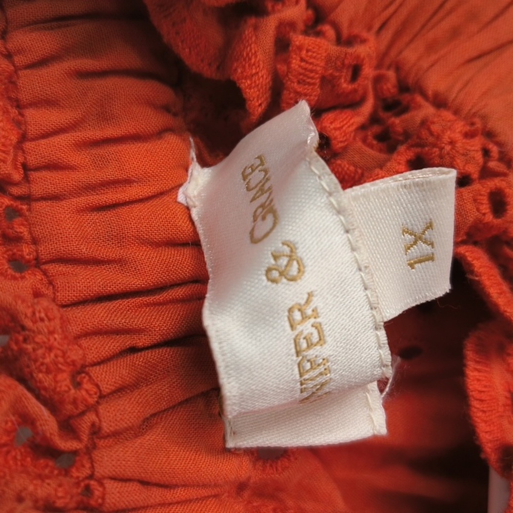 Jennifer & Grace Eyelet Bohemian Blouse Size 1X - Picture 4 of 8